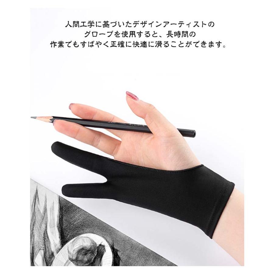 二本指グローブ 4個セット 絵描き 手袋 2本指 二本指 グローブ お