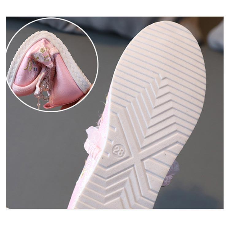 七五三 靴 女の子 キッズ 痛くない 草履 うさぎ 花 刺繍 パール