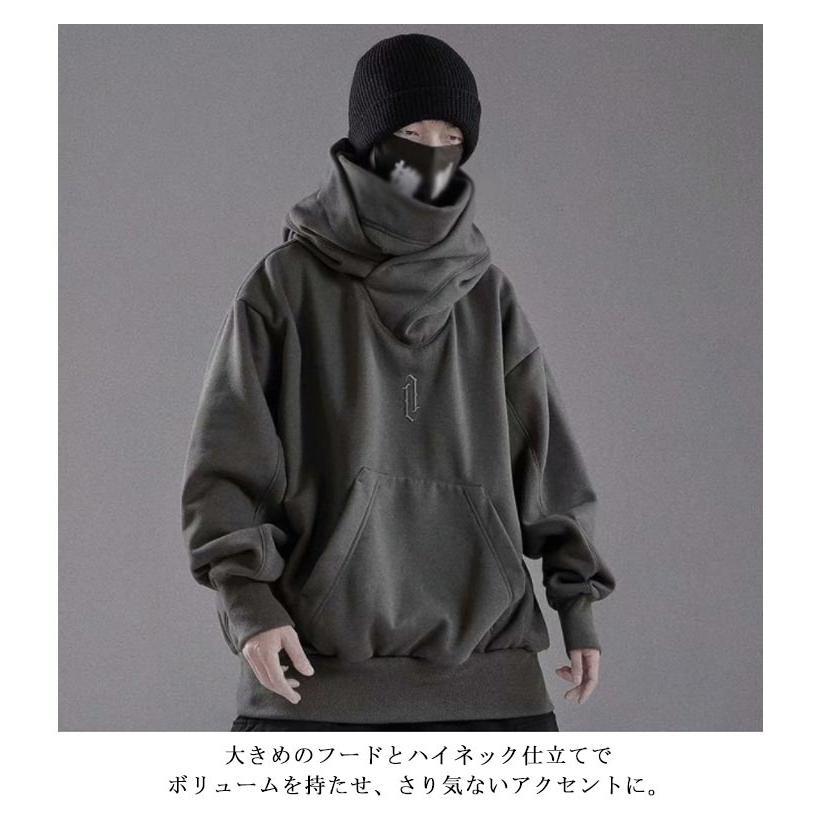 【即購入OK✨】パーカー レディース ネックパーカー ボリュームネック プル 楽天市場】ハイネック パーカー レディース メンズ ボリューム
