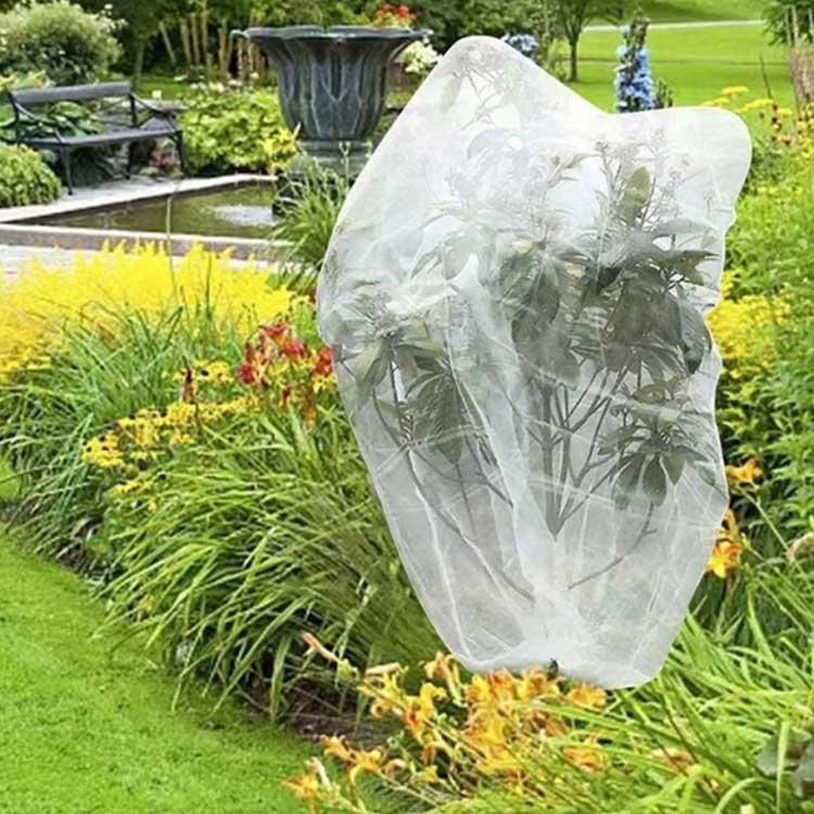 防虫ネット家庭菜園防鳥ネットPFIRHAS植物保護カバー2枚入りファスナー付き&巾着式プランター園芸ネット鳥よけネット虫鳥除け網花壇果樹野菜栽培適用防風防虫鳥対策 【楽天市場】＼任意2個で300円OFF／防虫ネット 植物ネット 2枚入り 植物保護カバー 野菜網 鳥よけ網 メッシュ巾着式 防風 防虫 鳥対策 園芸用ネット  菜園 プランター 花壇適用のホワイト透明 通気性 園芸用品 : YOLER