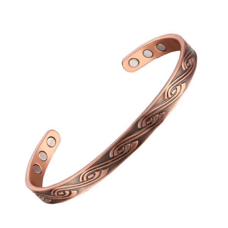 銅 ブレスレット 健康 効果 メンズ レディース バングル レッド銅