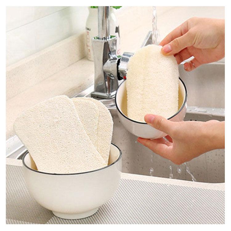 ヘチマたわし ヘチマスポンジ Loofah scrub brush へちまパット 5枚 