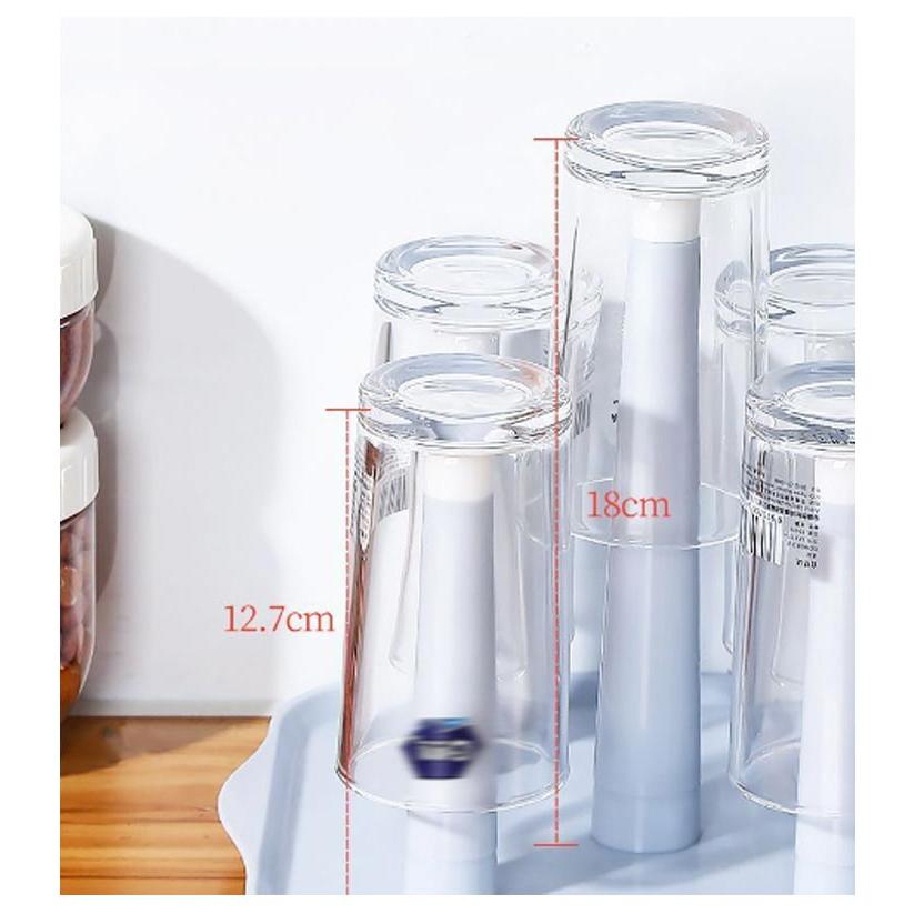 グラススタンド 8点掛け 水切り コップスタンド コップホルダー