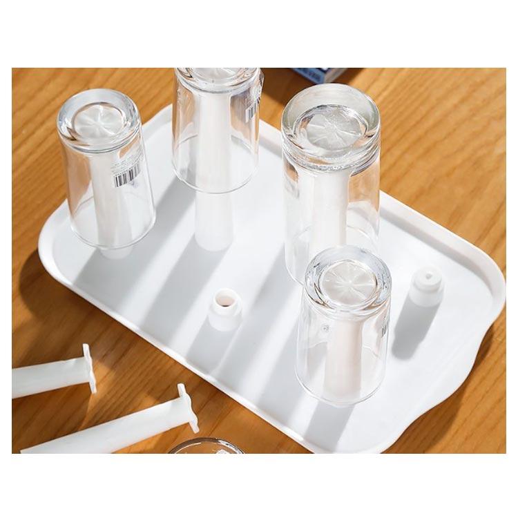 グラススタンド 8点掛け 水切り コップスタンド コップホルダー