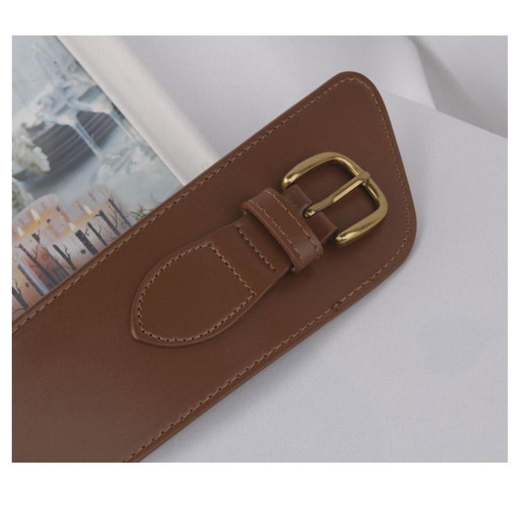 ベルト レディース 太 本革 サッシュベルト ゴムベルト 太ベルト