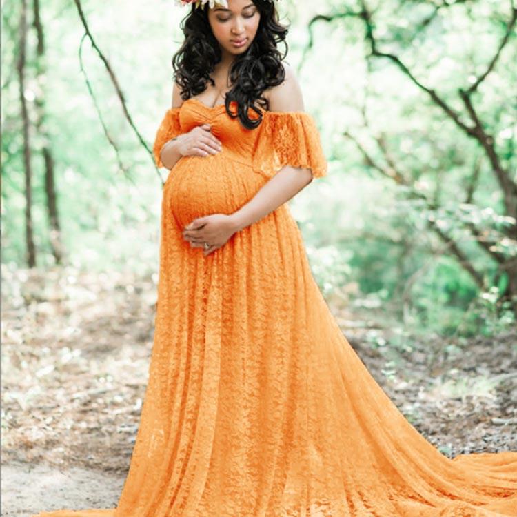 マタニティ ドレス ワンピース マタニティフォト 妊婦写真 フォト 写真