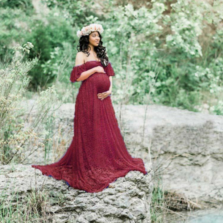 マタニティ ドレス ワンピース マタニティフォト 妊婦写真 フォト 写真