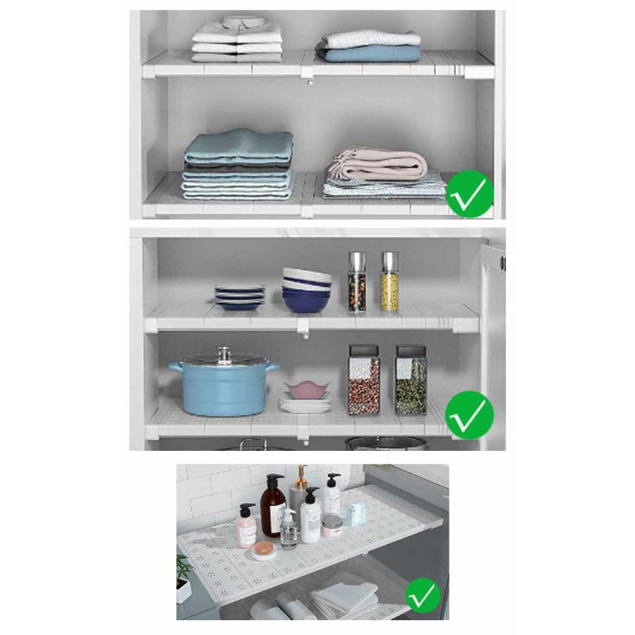 突っ張り棚 伸縮式 40-50cm 30-40cm 奥行20cm スチール製 つっぱり棚