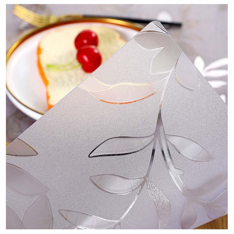 テーブルマット ビニール 透明 花柄 1.5mm厚 テーブルクロス 耐熱 奢華