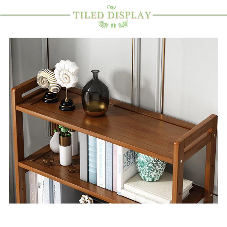 オープンラック 木製 隙間収納 ラック 3段/4段 長さ35/50cm スリム 幅