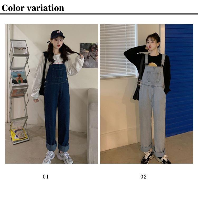 オーバーオール デニム サロペット レディース ポケット おすすめ