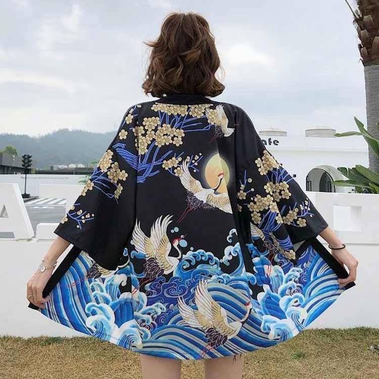 はっぴ 法被 メンズ 着物 浴衣 七分袖 羽織 甚平風 浴衣風
