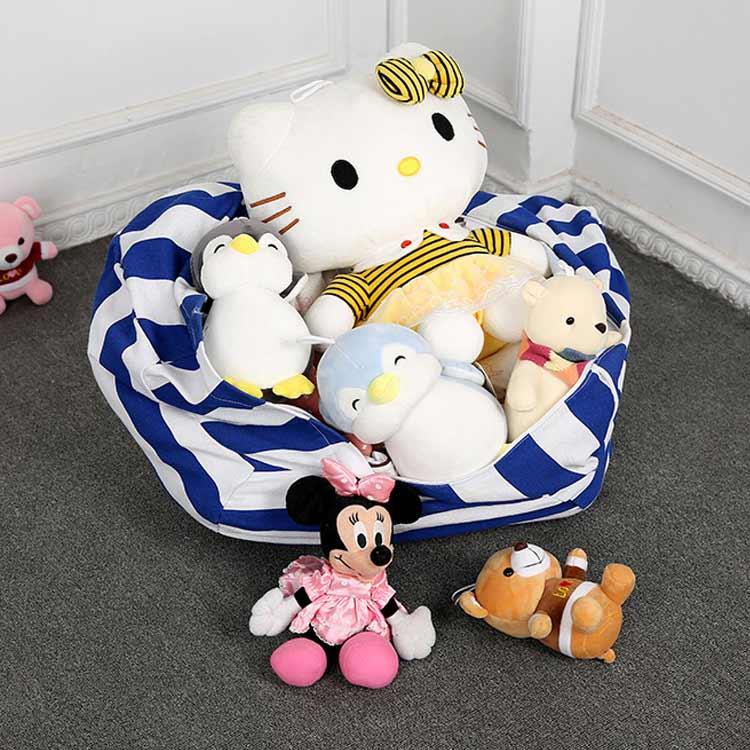 おもちゃ収納袋 ぬいぐるみ収納袋 トイ収納バッグ 玩具 収納 片付け