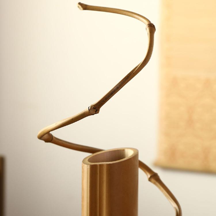 一輪挿し 手作り花瓶 竹製 2個セット 花瓶 花びん 竹の一輪挿し