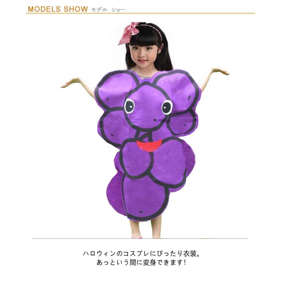 ハロウィン 衣装 果物 野菜 仮装 変装 子供 大人 桃 いちご かぼちゃ