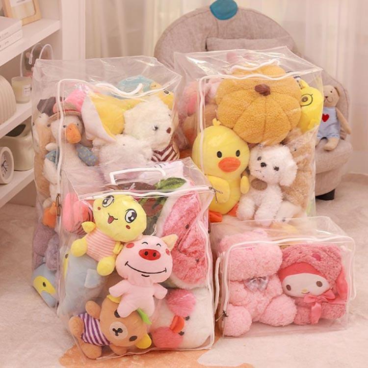 特大 ぬいぐるみ 収納袋 クリアケース 透明 収納ケース 防塵 防水