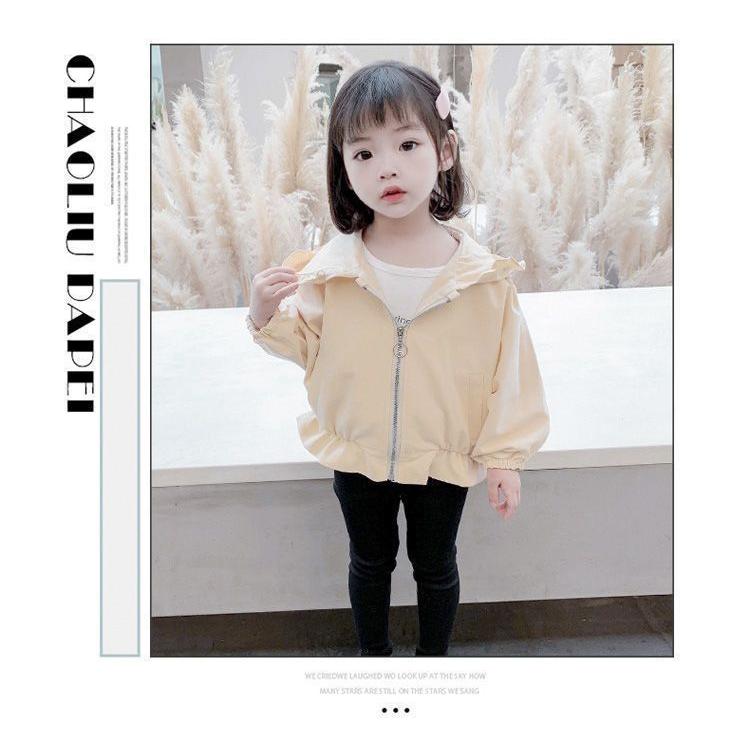 子供服 キッズ アウター フリルブルゾン マウンテンパーカー パーカー