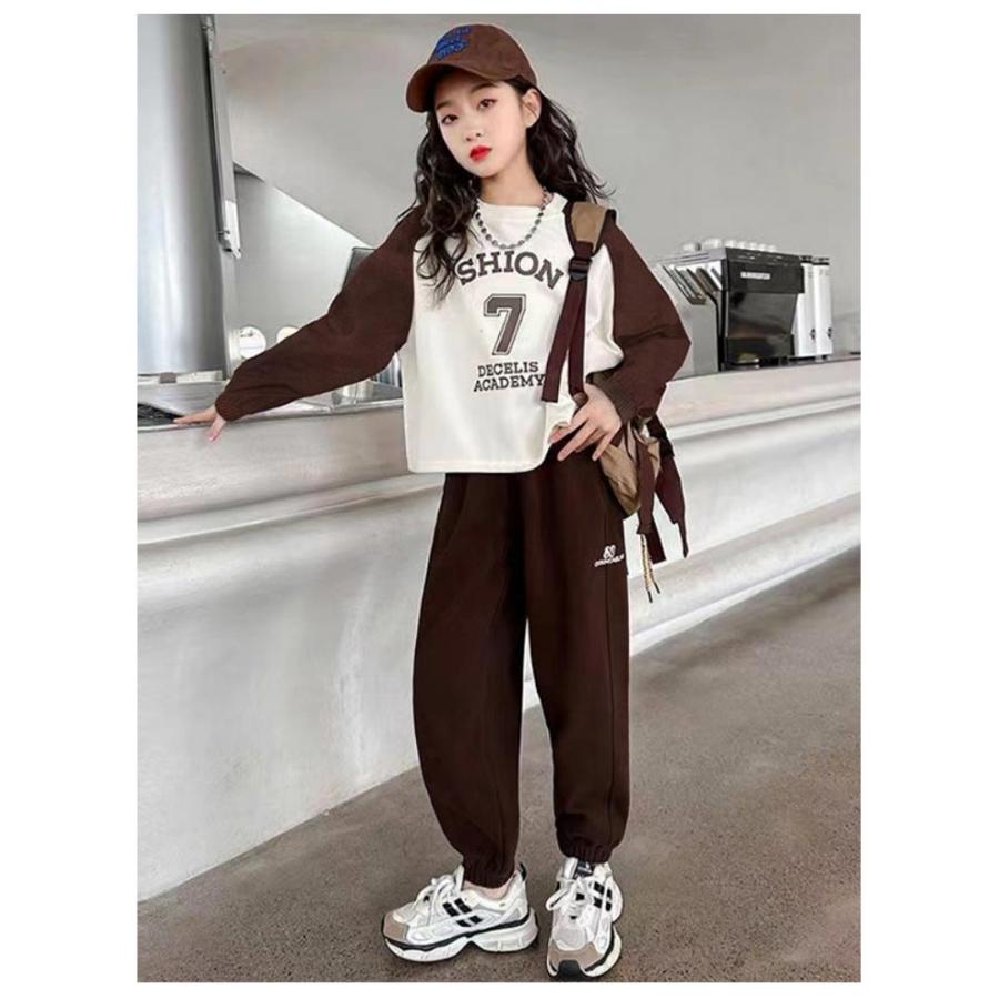 子供服 女の子 スウェット トレーナー セットアップ キッズ服 バイ