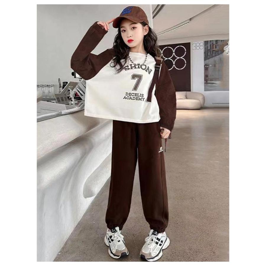 子供服 女の子 スウェット トレーナー セットアップ キッズ服 バイ