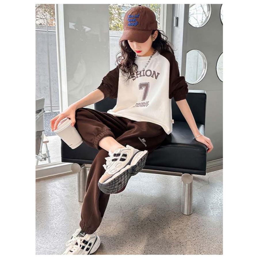子供服 女の子 スウェット トレーナー セットアップ キッズ服 バイ
