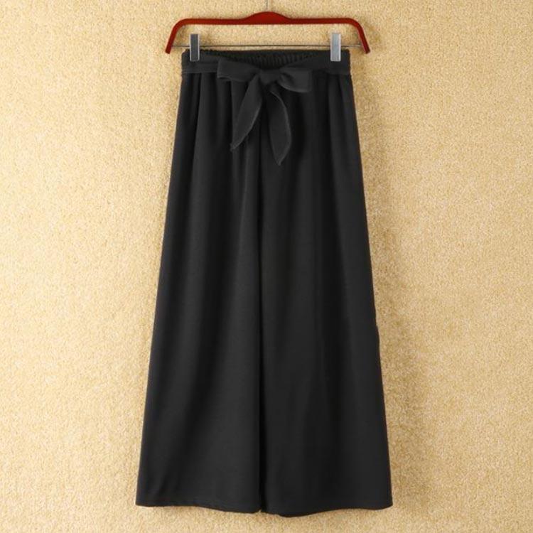 ウエストリボンベルト ウエストリボン 前垂らし ワイドパンツ