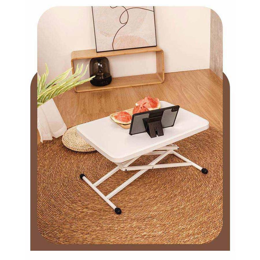 昇降式テーブル センターテーブル リビングテーブル 幅さ45cm*長さ65cm