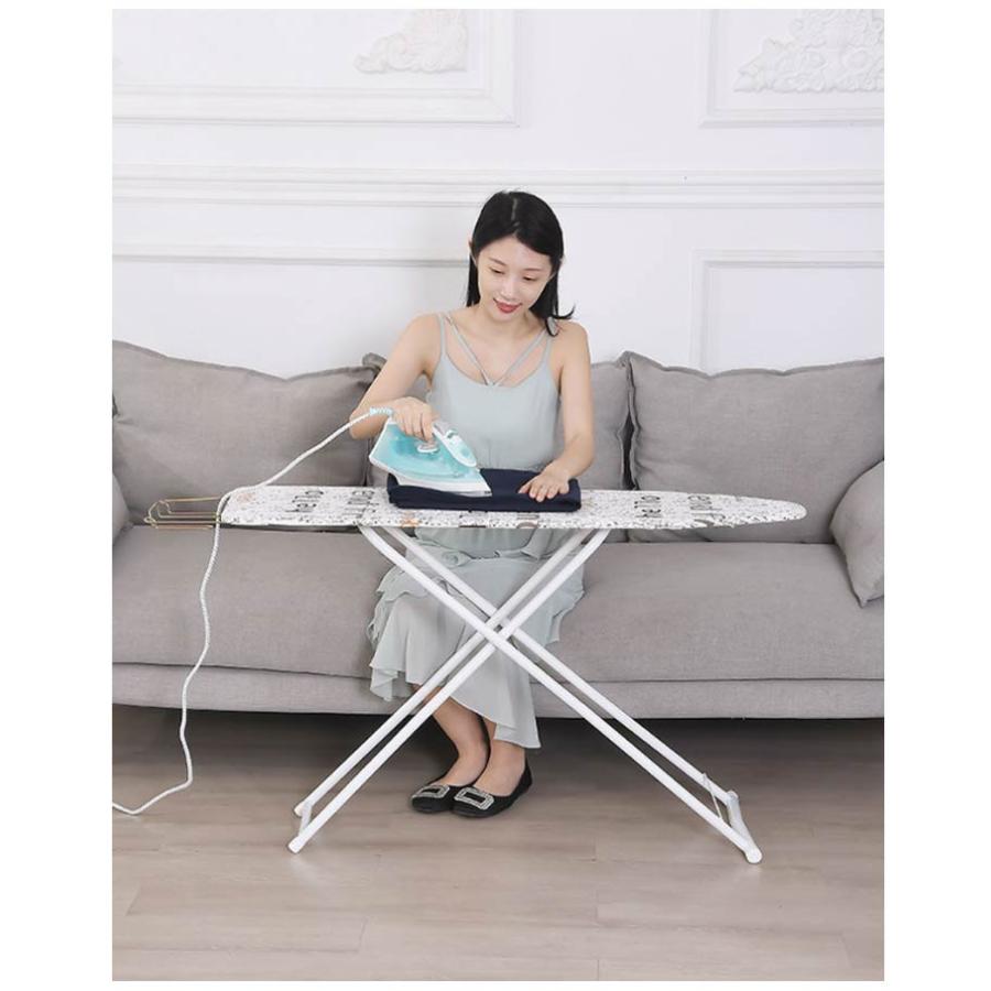 アイロン台 軽量 高さ調節 アイロン置き付き ワイシャツ スタンド式