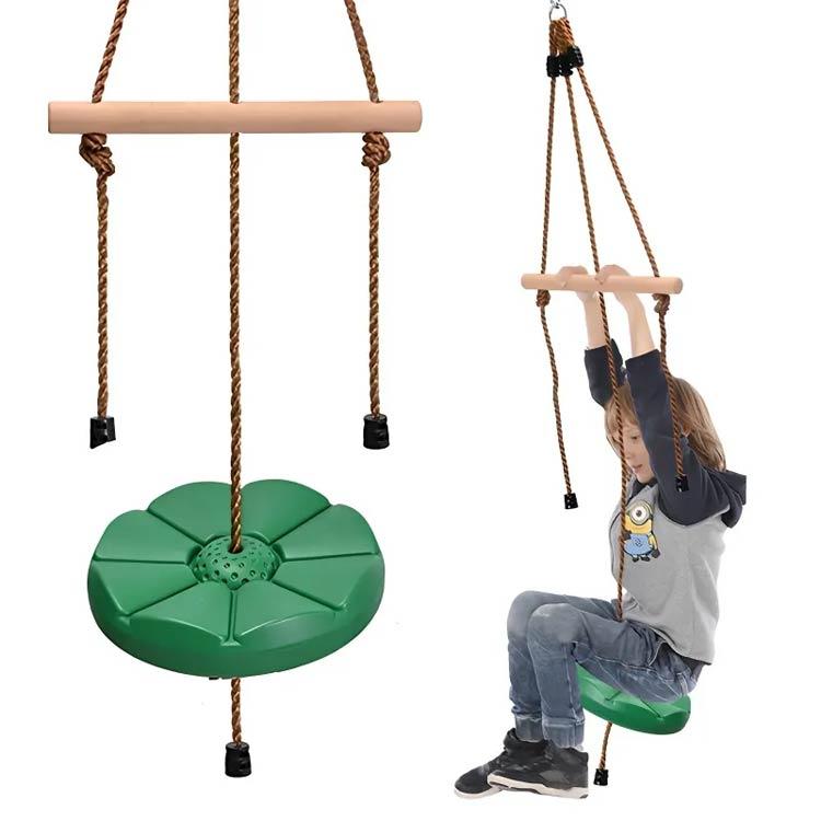 クライミングロープ キッズ 子供 室内 ブランコ 円盤 ターザンロープ