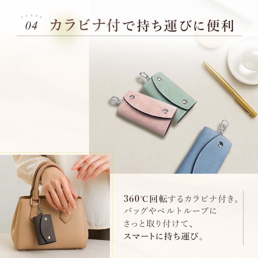キーケース レディース メンズ 本革 レザーキーケース スマートキー