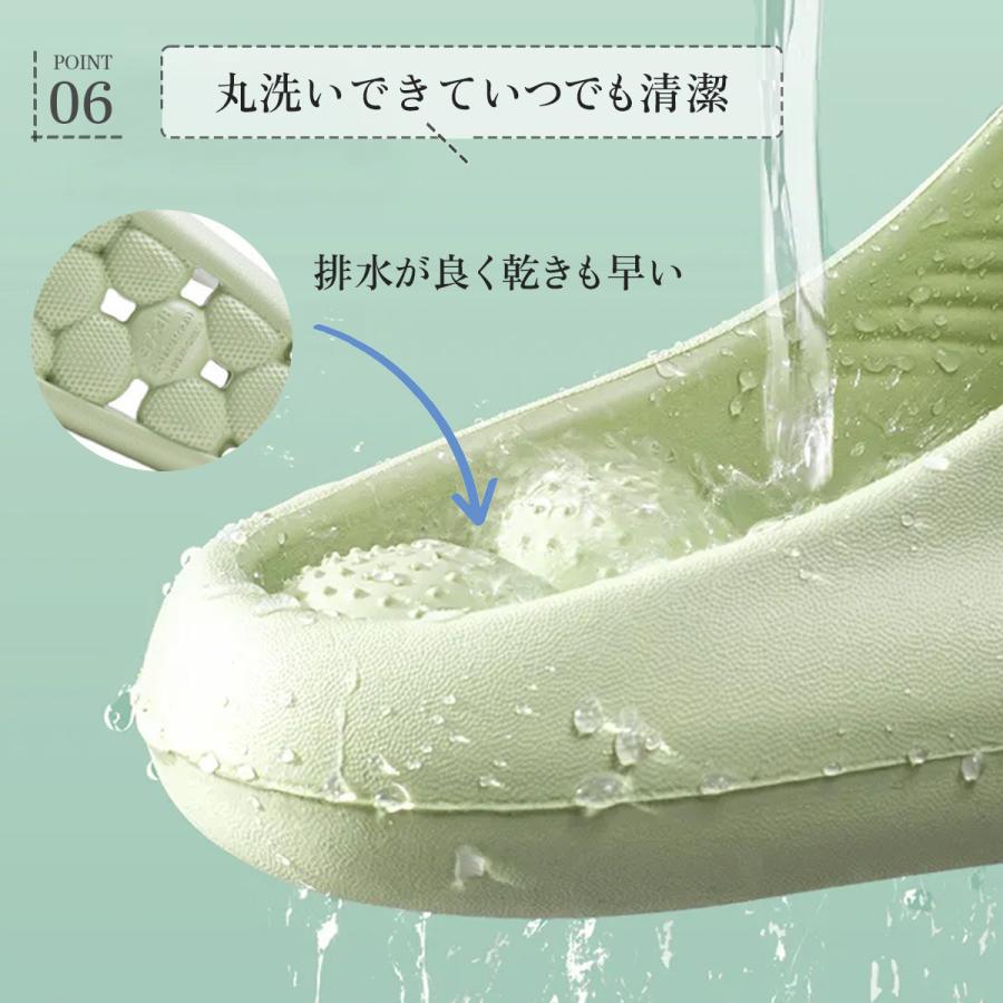 健康サンダル シャワーサンダル 足つぼ 滑り止め マッサージ スリッパ イボイボ おしゃれ 軽量  屋外 オフィス 室外 外履き ベランダ ルーム シューズ 厚底 | ブランド登録なし | 11