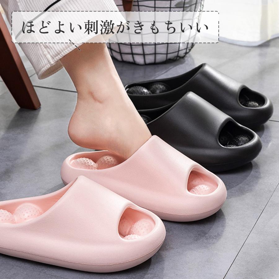 健康サンダル シャワーサンダル 足つぼ 滑り止め マッサージ スリッパ イボイボ おしゃれ 軽量  屋外 オフィス 室外 外履き ベランダ ルーム シューズ 厚底 | ブランド登録なし | 04