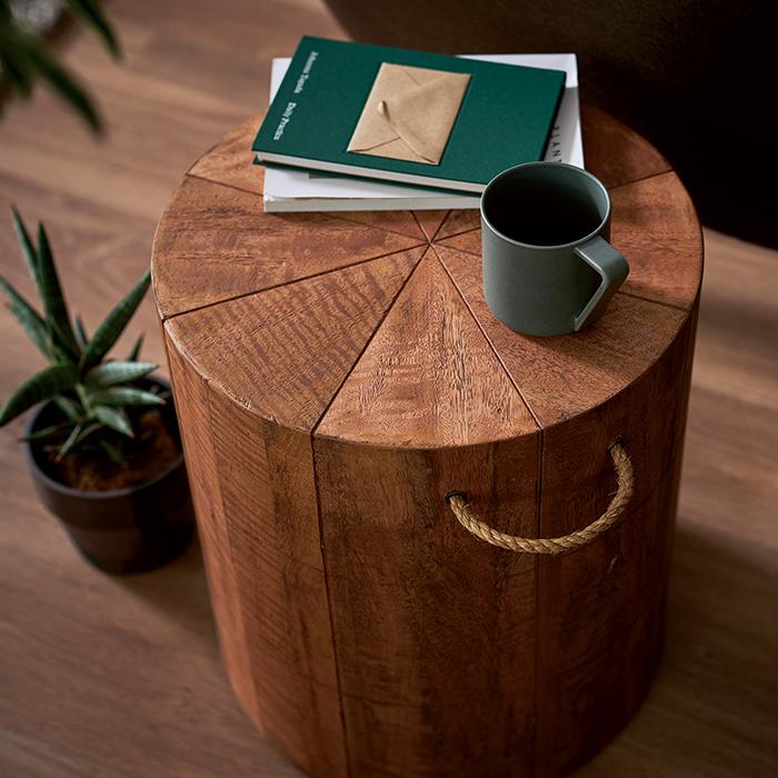 サイドテーブル 完成品 CK-02 幅350x奥行350x高さ400mm 桜屋工業 : A