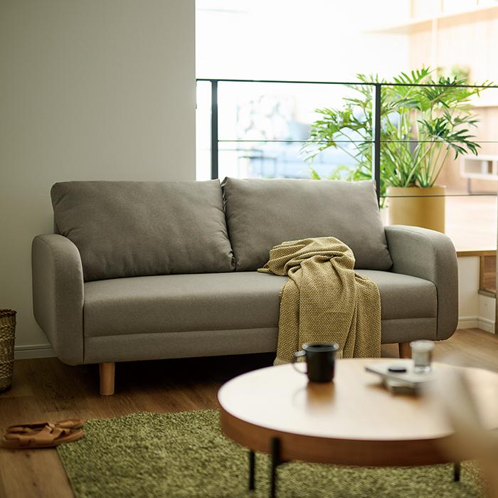 ソファ 脚部組立式 LS-403-F 幅1650x奥行850x高さ770mm 桜屋工業 ソファ 脚部組立式 LS-403-F 幅1650x奥行850x高さ770mm 桜屋工業