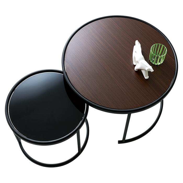 リビングテーブル　桜屋工業 リビングテーブル 組立式 LT-82-W 幅600x奥行600x高さ435mm 桜屋