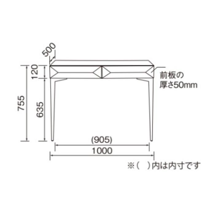 CHERRY（チェリー）桜屋工業PCデスク 学習机事務机　SD-666-K デスク 組立式 SD-666-K 幅1000x奥行550x高さ755mm 桜屋工業 : A-Tal