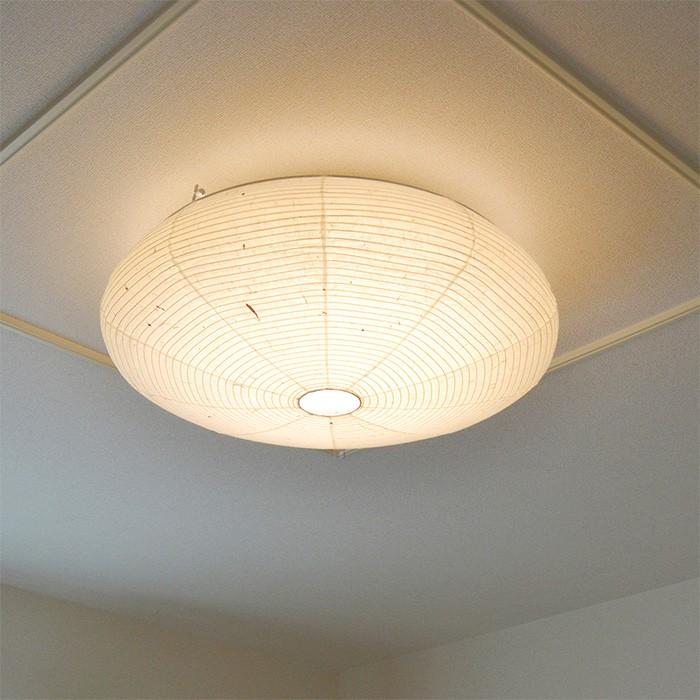 LEDシーリングライト 和紙 nest 美濃粕紙 幅590x奥行590x高さ180mm 彩 