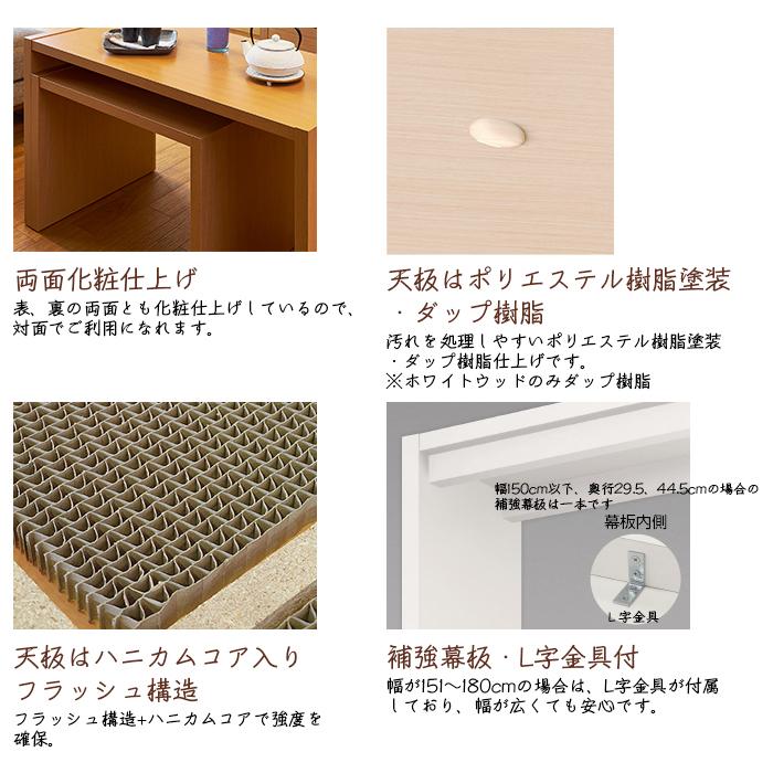 コの字 仕合わせ OC 精神的な統合式 横幅 購入注文 幅121〜150x奥ふかさ44.5x高さ88.3糎 大海原