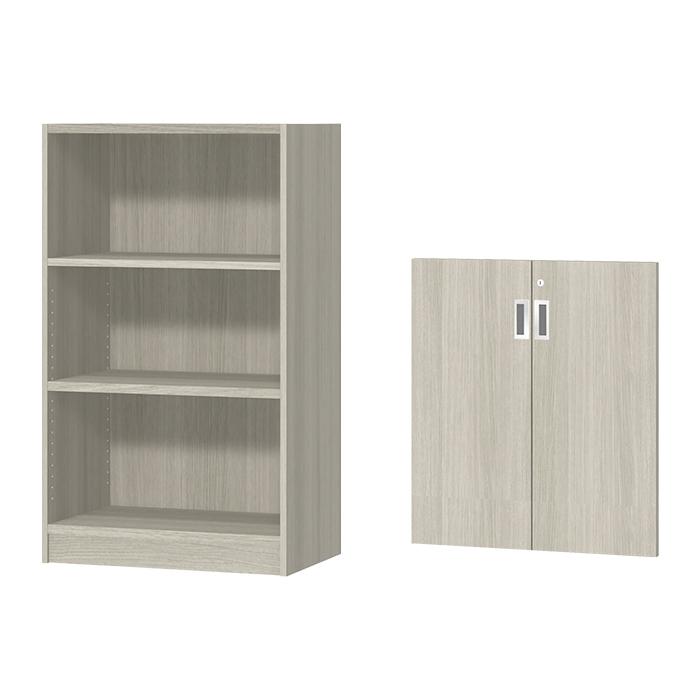 G-ゴンス様オーダー 本棚 2段扉付 ソフトダンパー 鍵付 横幅オーダー 幅木よけ加工 受注