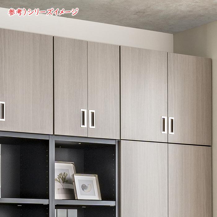 上置棚 扉付 ソフトダンパー 横幅オーダー 受注生産 組立式 OFS専用 幅60〜70x奥行44.5+扉厚2x高さ56.1cm 大洋_9