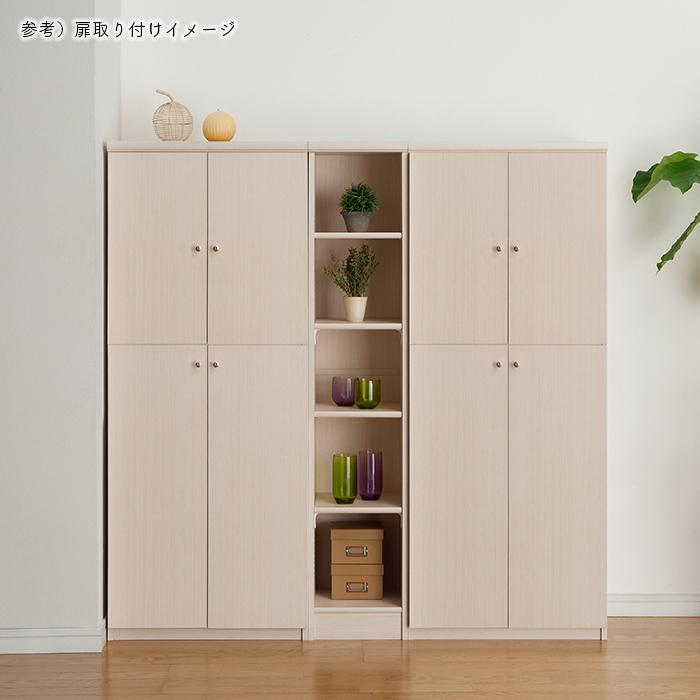 横幅 サイズ オーダー エースラック 専用 扉 本体ラック高さ149.9cm用 ソフトダンパー 組立式 本体ラック横幅25〜44cm 扉厚み1.7cm 大洋の画像