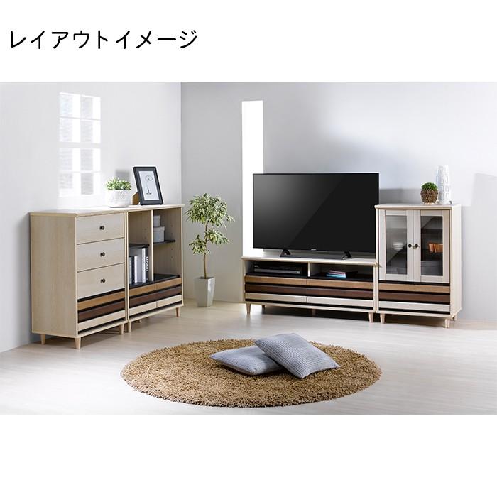 4段チェスト 木製 幅590x奥行408x高さ915mm 朝日木材 オルネONC-9060CH