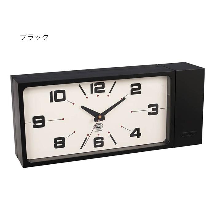 時計 両面 DOUBLE FACE CLOCK RECTANGLE H21-0362 幅442x奥行98x高さ