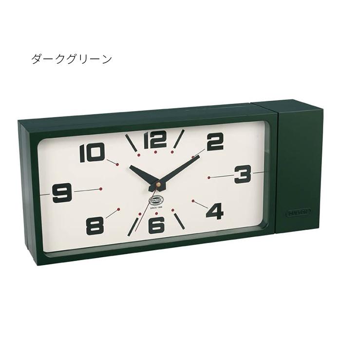 時計 両面 DOUBLE FACE CLOCK RECTANGLE H21-0362 幅442x奥行98x高さ