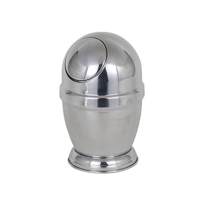 DULTON（ダルトン） ゴミ箱 ALUMINUM DUST BIN MIRROR FINISHED S NB