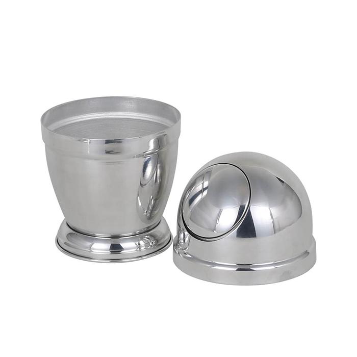 DULTON（ダルトン） ゴミ箱 ALUMINUM DUST BIN MIRROR FINISHED S NB