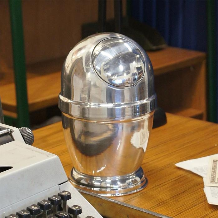 DULTON（ダルトン） ゴミ箱 ALUMINUM DUST BIN MIRROR FINISHED S NB