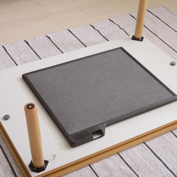 炬燵 ねじ込み式 フラットヒーター コタツ KT-303NA 幅105x奥行75x高さ38cm 東谷の画像