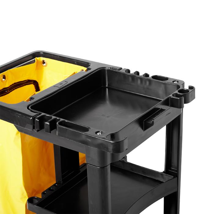 Rubbermaid（ラバーメイド） ジャニターカート RM6173BK 幅1168x奥行