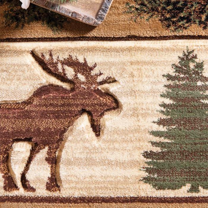 ラグ マット アドラー ベージュ UW40226H ハースラグ 79x127cm ダッチ