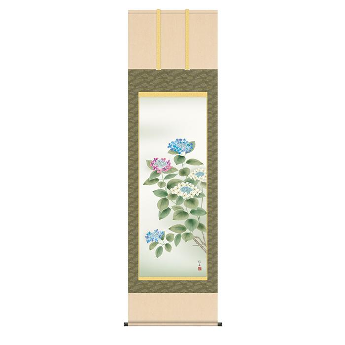 掛け軸 紫陽花 長江桂舟 54.5x190cm 三幸（Yahoo!・A-Tal Interior）